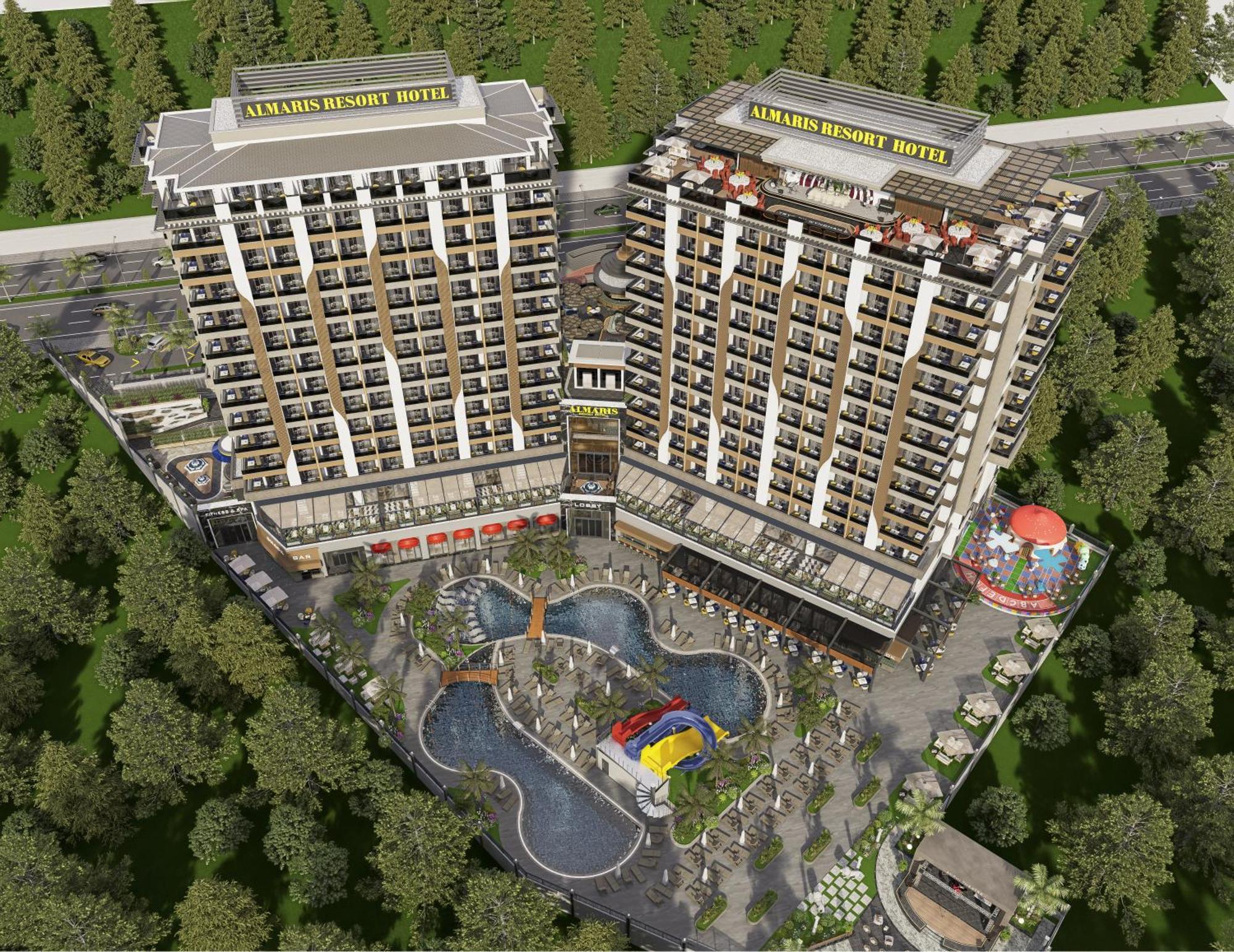 Almaris Alanya公寓式酒店 外观 照片