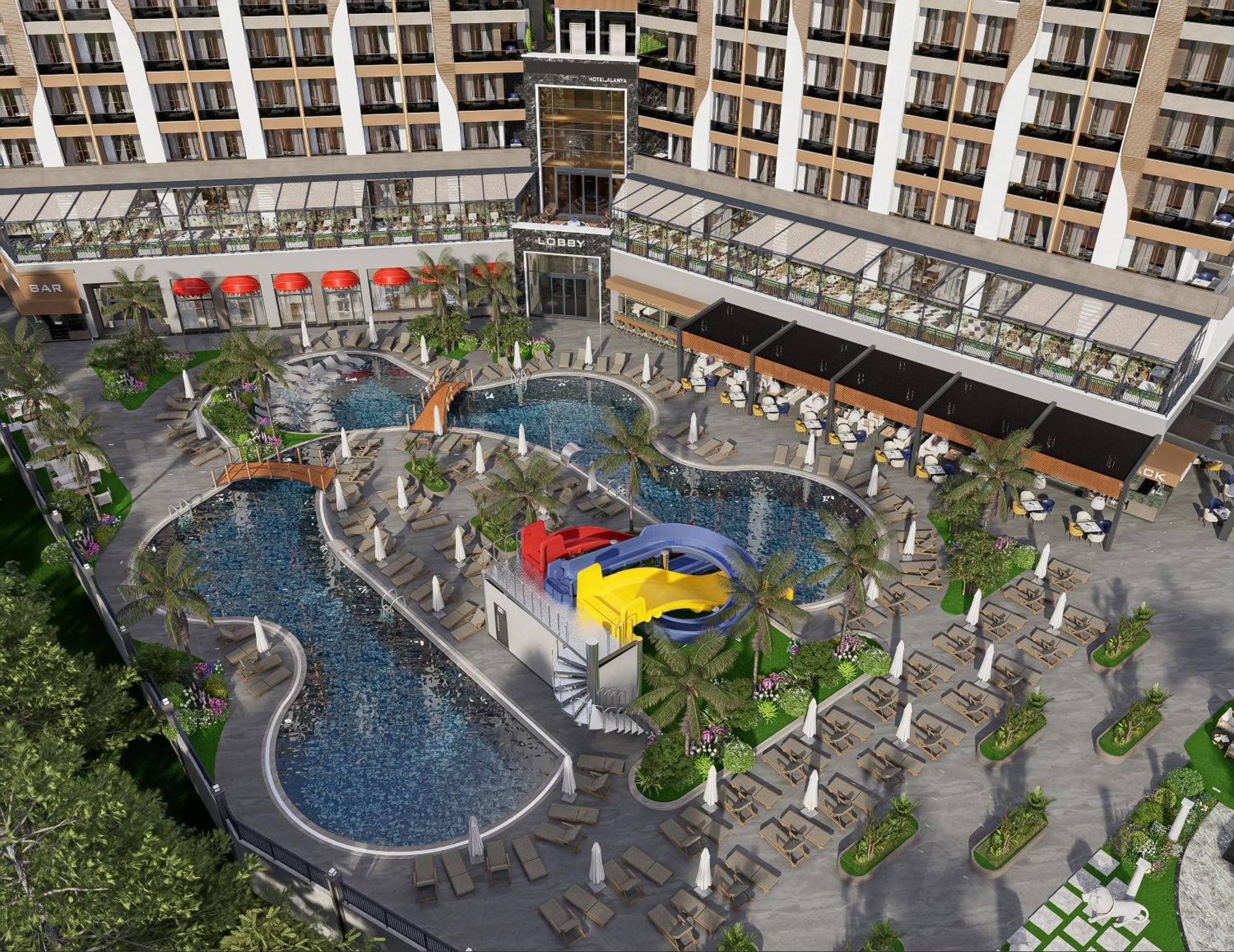Almaris Alanya公寓式酒店 外观 照片