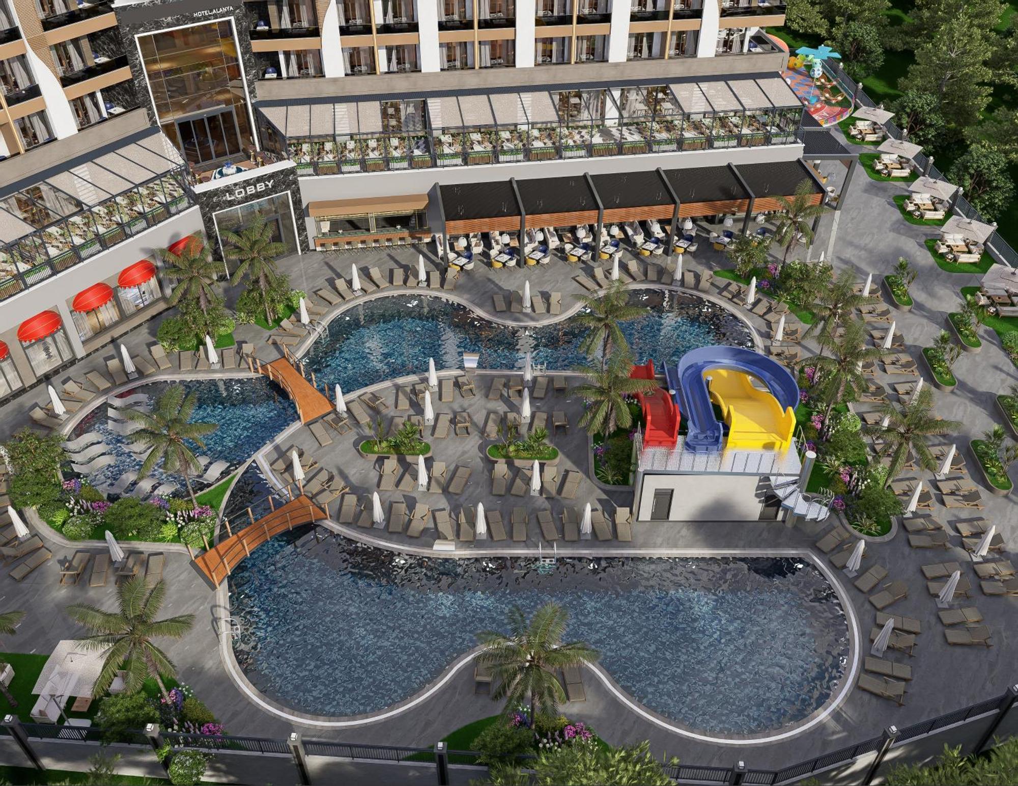 Almaris Alanya公寓式酒店 外观 照片