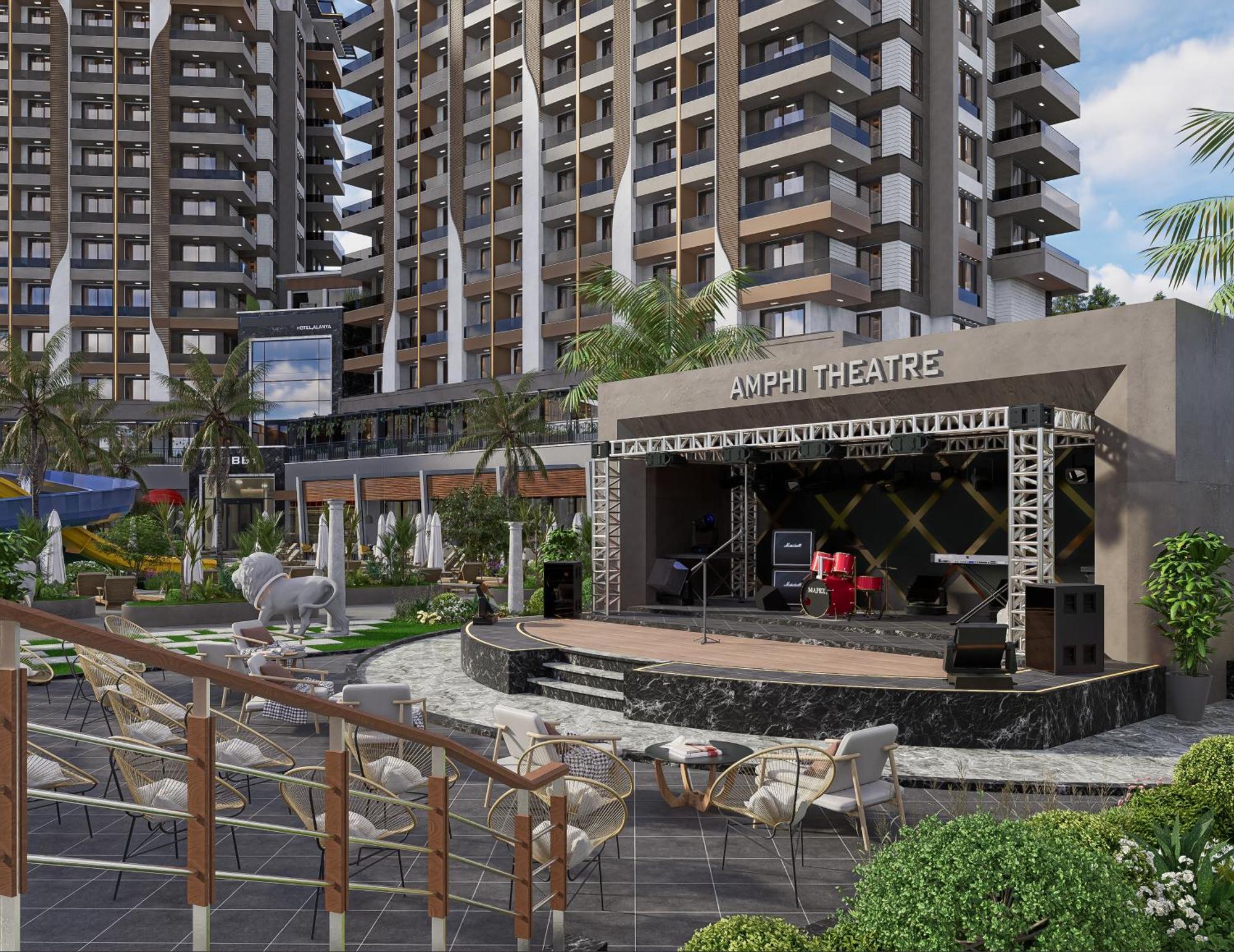 Almaris Alanya公寓式酒店 外观 照片