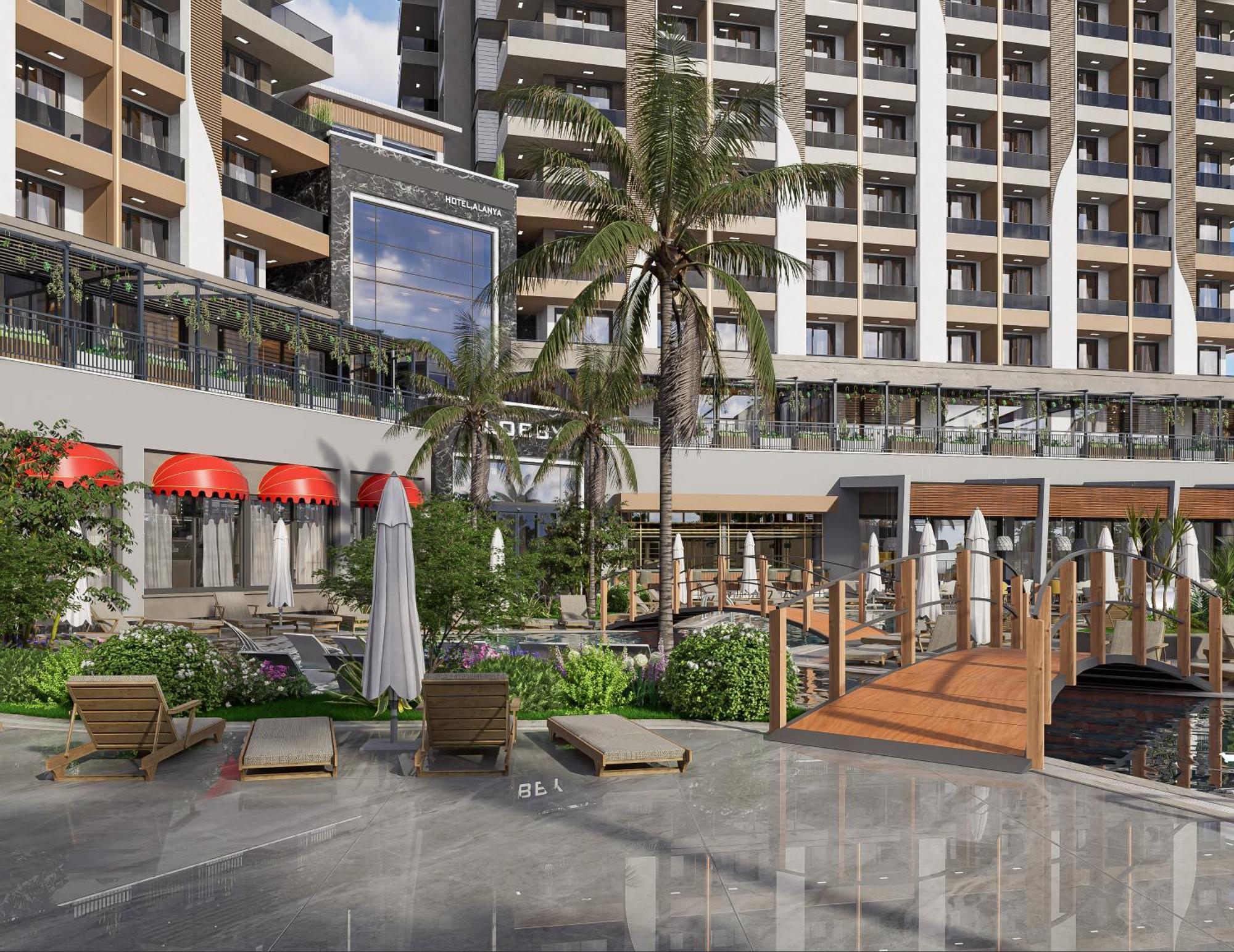 Almaris Alanya公寓式酒店 外观 照片